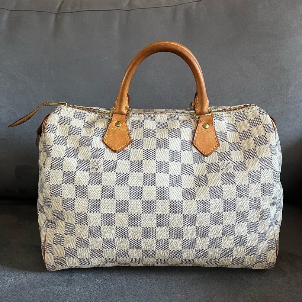 NOT FOR SALE Louis Vuitton Damier Azur Speedy 30 AUTHENTICATED